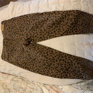 American Eagle cheetah jeggings
